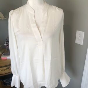 NWT Banana Republic ivory blouse